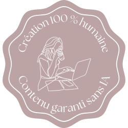 Création 100 % humaine Contenu garanti sans IA Création 100 % humaine Contenu garanti sans IA
